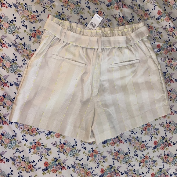 Loft Striped Tie Waist Shorts - Picture 3 of 3